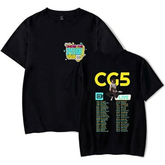 CG5 Under The Spotlight Tour T-Shirt Women Men Casual Crewneck Short Sleeve Fashion Tee