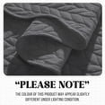 thumbnail image 3 of Moonlight20015 3 Piece Quilt Set Lightweight Ultrasoft Microfiber Bedding Gray Color Queen, 3 of 12