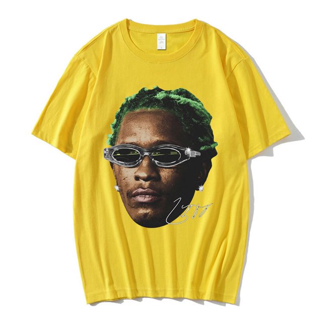 Camiseta informal de manga corta para hombre y mujer, camisa con estampado de rapero joven Thug, estilo callejero Hip Hop, talla grande xuanjing unisex