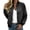 Black, variant on EchfiProm Women Casual Zip‑Up Bomber Jacket Solid Color Long Sleeve Lightweight Windproof Outer Coat with Pockets for Spring Autumn Daily Outfits Gray S