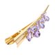 thumbnail image 1 of unbranded Barrette Con Cristal Y Clip Metálico Seguro Para Peinado Diario Y Eventos, 1 of 8