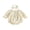 Beige Tulip, variant on RUINIXCW Baby Girl Tulip Print Romper Long Sleeve Smocked Bust Bodysuit Headband