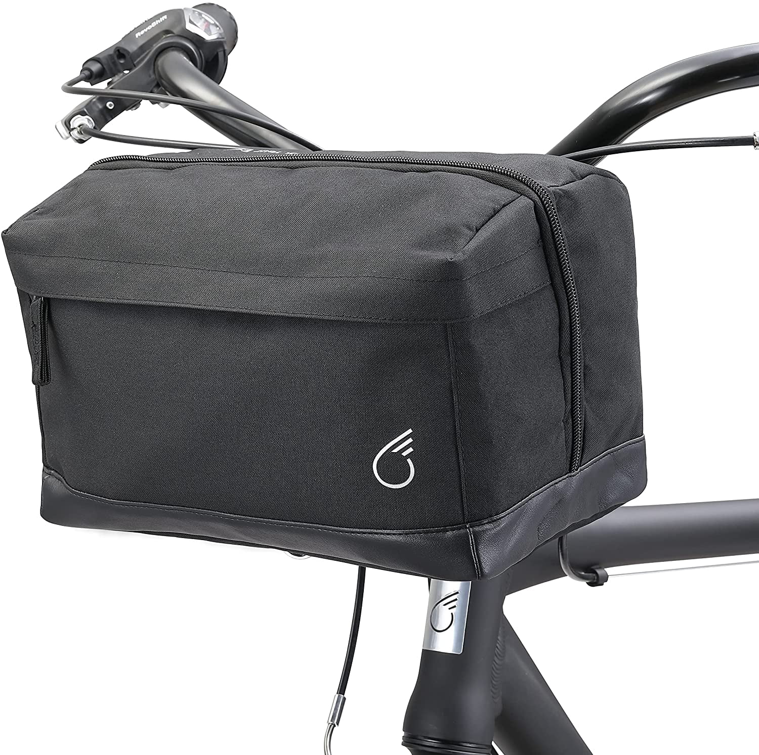 sixthreezero Bike Handlebar Bag, Waterproof Bicycle Front Bag, Matte Black