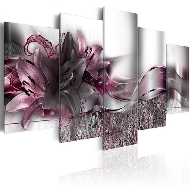 5Pcs Modern Art Oil Painting Drawing Canvas Print Wall Picture Decor Unframed