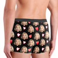 thumbnail image 7 of Wxolcjlv Mens Boxer Briefs Valentine's Day Diy Printing Custom Underwear With Face Custom Trendy Graphic Boxers Male Holiday Gifts Orange Xxxxxl, 7 of 7