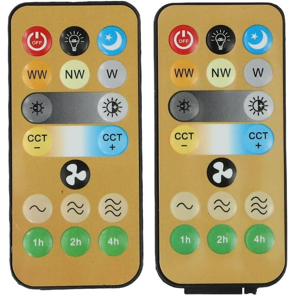 E27 Ceiling Fan Remote Control 2 Pack Light and Fan Controller