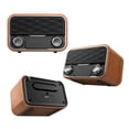 thumbnail image 2 of Retro Wood Wireless Bluetooth-Compatible5.0 Speaker Bass Outdoor Stereo Sound Box Vintage Soundbar ,High Sound, 2 of 6