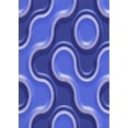 thumbnail image 1 of Ahgly Company Machine Washable Indoor Rectangle Transitional Sky Blue Area Rugs, 2' x 4', 1 of 7