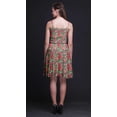 thumbnail image 3 of Bimba Robe Soleil Mini à Taille Smockée pour Femmes à Imprimé Floral, Tenue de Fête d'Été pour les Vacances - Petit, 3 of 5