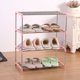 thumbnail image 2 of Zapatero rosa, zapatero apilable de 4 niveles, ligero para entrada, pasillo y armario, 2 of 5