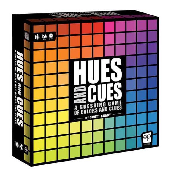 USAopoly Hues and Cues Board Game, AGE: 8+<br>3-10 Players<br>30+ Minutes