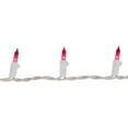 thumbnail image 5 of Northlight Mini Incandescent Christmas Lights - Pink - 7' White Wire - 35ct, 5 of 6
