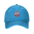 thumbnail image 2 of ZICANCN Mignonne Casquette de Baseball Ajustable à Motif d'Animaux pour Femmes, Casquettes pour Hommes Adultes en Denim de Coton Lavé Mode, 2 of 6