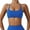 Blue, variant on Vedolay Sports Bra Bralette for Women Triangle Cups Removable Padded Wire Free Pull On Closure,Green L
