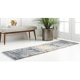 thumbnail image 3 of Rugs.com Oxfordshire Collection Rug – 6 Ft Runner Navy Blue Medium Rug Perfect For Hallways, Entryways, 3 of 9