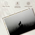 thumbnail image 6 of Elephant Stock Wolf Silhouette Wall Art - Horizontal Canvas Wall Art - Living Room Wall Decor - Animal Canvas - Black And Gray Decor - 45" x 30", 6 of 8