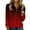 RedA&041230R, variant on Garbnen Womens Henley Shirts Spring Summer Gradient Women Long Sleeve Shirts Vacation Casual Basic Button Blouses for Women