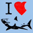 thumbnail image 3 of CafePress - I Love Sharks T Shirt - Men's Classic Graphic T-Shirt, 3 of 4