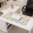 thumbnail image 3 of Long Mouse Pads for Desk,Beige Dinosaurs Birds Pattern Desk Mats on Top Of Desks, Desk Mouse Pad Extra Large with 3mm Non-Slip Base and Stitched Edge for Gaming,Office,Work,Home 31.5"x15.7", 3 of 6