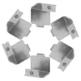 thumbnail image 2 of Miangastore 6pcs Metal Shelf Clips For Refrigerator Shelf Support For Commercial Freezers Coolers Stability Organization Cooler Shelf Support, 2 of 9