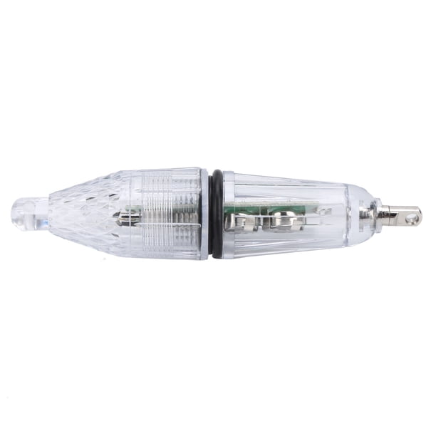 Cebo de fibra de luz para pesca, lámpara LED para atraer calamares, luz para atraer peces, paraguas para sepias, luz con anzuelo, meticulosamente diseñada