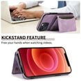 thumbnail image 2 of Nalacover for Apple iPhone 14 Wallet Case with Credit Card Holder Slots Magnetic Closure Kickstand Purse Premium PU Leather+ TPU Shockproof Case for iPhone 14 - Purple, 2 of 6