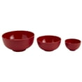 thumbnail image 5 of INFUSE 4 Piece Melamine Nesting Ramen Bowl Set with Plate & Lid, Red, 5 of 7