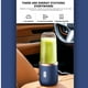 thumbnail image 4 of Mini batidora Aoresac 40W Doble taza recargable USB Azul, 4 of 8