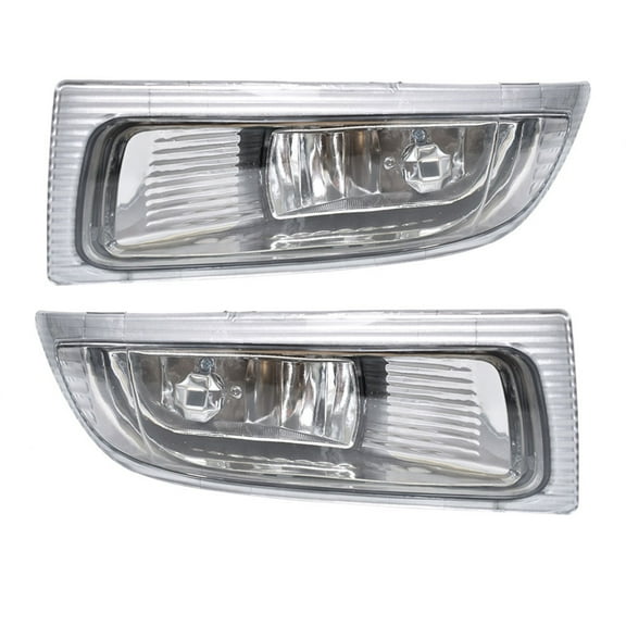 labwork Left and Right Clear Lens Fog Light w/ Bulbs for 2004-2005 Toyota Sienna