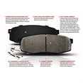 thumbnail image 3 of Power Stop 17 1650, Z17 Front Ceramic Brake Pads With, 3 of 3