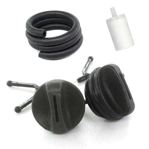 Fuel Gas Cap & Oil Tank Cap Kit for Husqvarna 36 41 361 281 340 345 346XP 350 351 353 346 372 395 Chainsaw