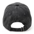thumbnail image 4 of Gorra de béisbol YVJCJV con bandera de Haití, ajustable, negra, 4 of 7
