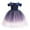 Dark Blue, variant on Povozer Flower Girl Bow Satin Dress Princess Lace Stars Gown Dress(Dark Blue,4-5Y)