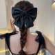 thumbnail image 5 of Horquilla de seda Mariposa grande Elegante Mujer Niña Accesorios para el cabello festivos F Regalo del día de la mujer 1 negro, 5 of 5