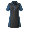 thumbnail image 5 of Ovbmpzd Imitation Denim Dresses for Women Loose Fitting Dark Gray Mini Shift Collared Summer&nbsp;Dresses&nbsp;for Women, 5 of 6