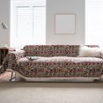 thumbnail image 4 of Paokuoon Sofa Cover Universal Sofa Cover L Shape Couch Slipcover Exquisite Pattern Soft Wear Resistant Vintage Farmhouse Furniture Protector Sofa Towel, 4 of 7