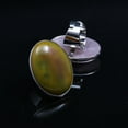 thumbnail image 2 of Qarigey Anillo abierto elegante para mujer, anillo eterno con piedra Natural, elección de regalo, anillo eterno para mujer Ropa, zapatos y accesorios Miscelánea negro, 2 of 6