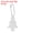 Silver-White, variant on 6Pcs Reflective Keychain Tags Reflective Pendant Reflector Key Ring Safety Reflector Christmas Tree Shape Silver-White