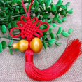 thumbnail image 2 of 1 colgante de calabaza con nudo chino de la suerte para Feng Shui, decoración para el hogar y el coche, 2 of 5