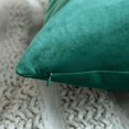 thumbnail image 4 of Lot de 2 Housse de coussin en velours Housse de coussin Housse de coussin décoratif Coussin de canapé Coussin lombaire Housse de coussin Housse de coussin 45x45 cm Vert Malachite, 4 of 5