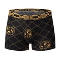 thumbnail image 6 of 5 /10 Pack Men's Black Gold Printed Boxer Underwear Comfortable And Versatile Plus Size Sexy Young Men's Leisure Sports Beach sh, 6 of 9