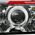 thumbnail image 3 of Dual Halo V2 Projector Headlights (Chrome Housing/Clear Lens) Made for and Compatible with 1999-2004 Ford Mustang, 3 of 4