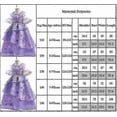 thumbnail image 4 of Princess Dress Girls Ruffle Tutu Dress Ball Gown Encanto Isabela Princess Cosplay Costume, 4 of 5