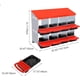 thumbnail image 3 of 8-hole red metal chicken nesting box-8 compartments egg laying box con roll-up design lid, 3 of 5