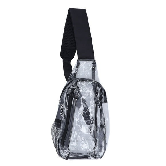 Mochila bandolera transparente, bolso bandolera transparente, bolso de hombro transparente, bolso bandolera transparente, claridad notable