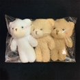 thumbnail image 1 of 3pc/set 13cm Teddy Bear Plush Doll Animal Bear Stuffed Toy Keychain Cute Cartoon Rabbit Plush Key Ring Bag Pendant Children Gift, 1 of 5