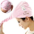 thumbnail image 3 of Cartoon Rabbit Women Water Hair Towel Shower Cap, 3 of 4