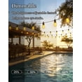 thumbnail image 4 of Luces solares decorativas para exterior VGUXG de 15 m, impermeables, LED, 4 of 8