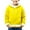 Yellow, variant on YunPes Christmas Hooded Sweatshirt for Kids Solid Long Sleeve Hoodie with White Fuzzy Trim Boys Winter Xmas Part1 Warm Pullover