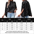 thumbnail image 2 of Blusa Mangas Largas Camisetas informales elegantes con manga de murciélago para mujer, camisetas de moda para ir al trabajo Ygjytge Negro T M para Mujer, 2 of 8